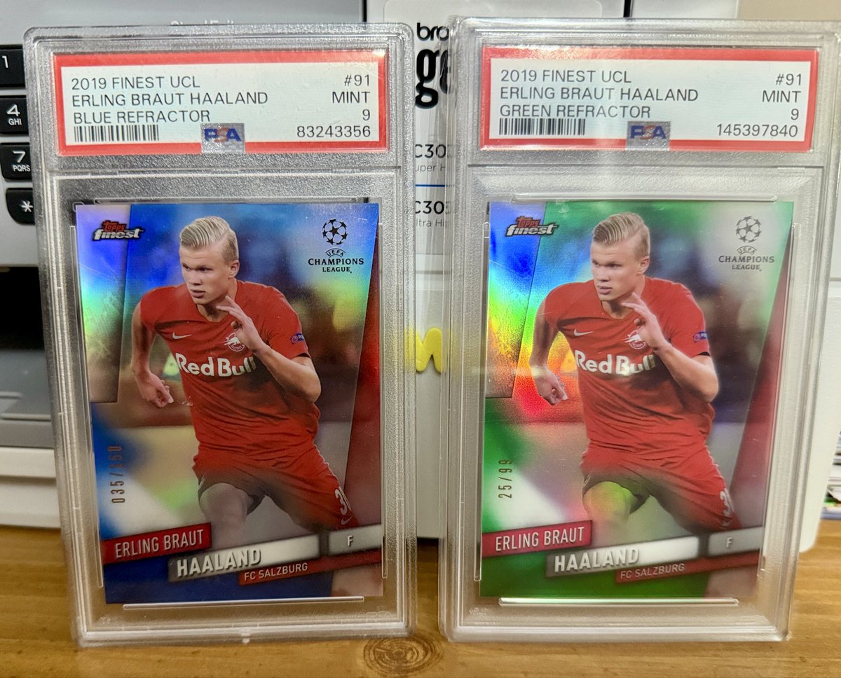 jcutlersburner 2019 Haaland Finest /150 PSA 9 $1750 2019 Haaland