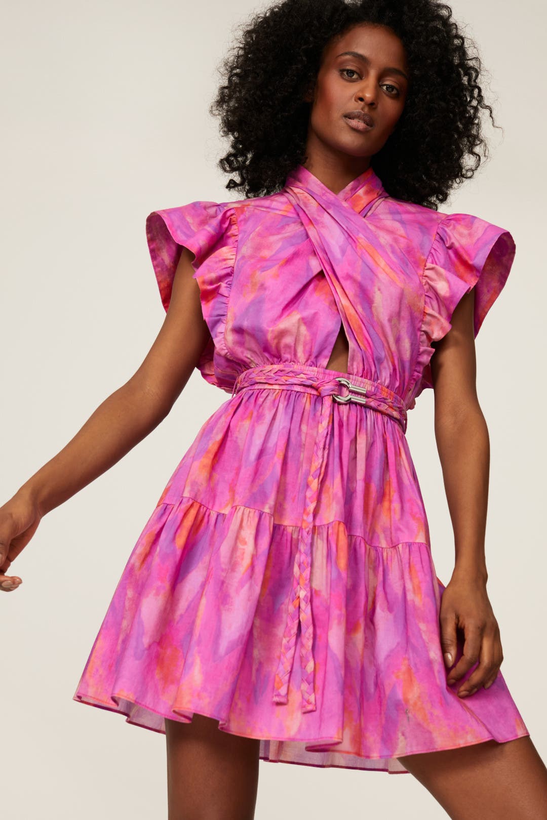 Finn Ruffle Wrap Dress by Derek Lam 10 Crosby | Rent the Runway