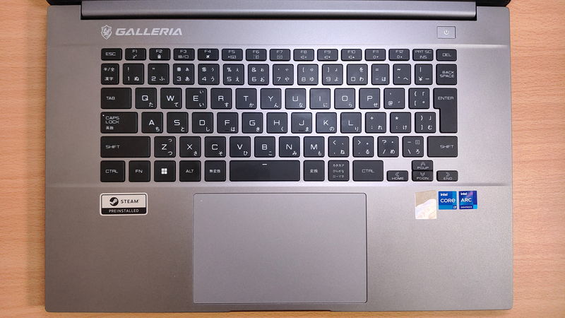 GALLERIA UL7C-AA3の実機レビュー|Intel製GPU搭載のゲーミングノートPC
