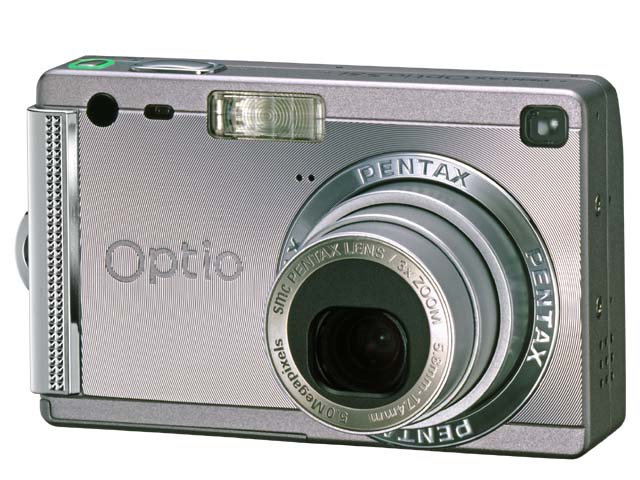 ペンタックス、500万画素になった「オプティオS5i」