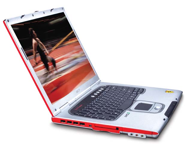エイサー、Athlon 64搭載フェラーリF1ノート