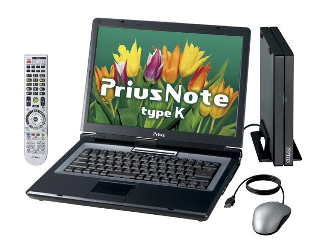 日立、Vista搭載ノートPC「Prius Note type K」
