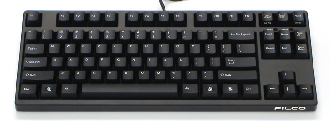 FILCO、Cherry製スイッチ装備のテンキーレスキーボード
