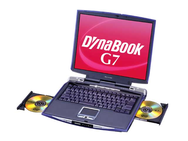 東芝、DVDマルチドライブ搭載のハイエンドノート「DynaBook G7」