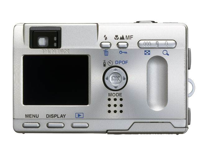 ペンタックス、400万画素になった光学3倍名刺サイズ「オプティオS4」