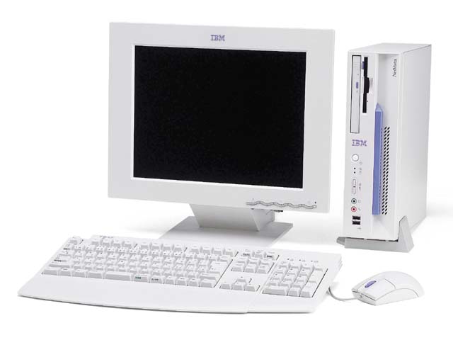 IBM、世界最小クラスのP4搭載デスクトップPC「NetVista M41 Slim」など