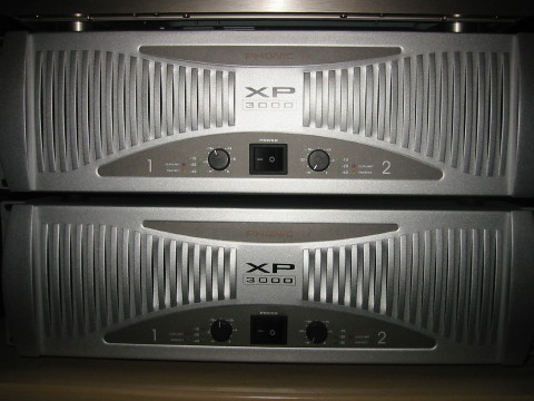 中古】PHONIC XP3000 2ch PA パワーアンプ 1000W 中古】PHONIC XP3000