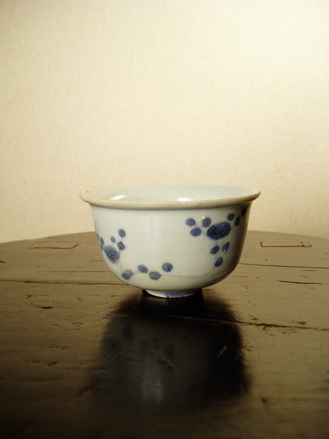 古染付なずな文盃 : 青蓮亭日記