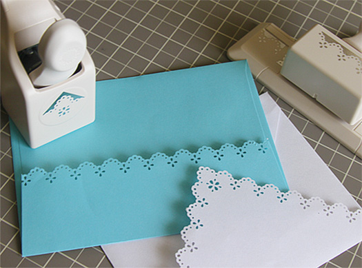 レースパンチでなんでもレースペーパー化 : from MB in SD