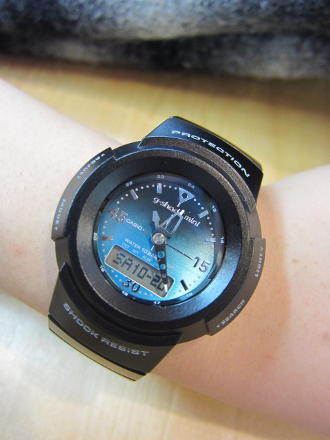 カシオ / CASIO G-SHOCK mini エメラルド ブルー : dimanche