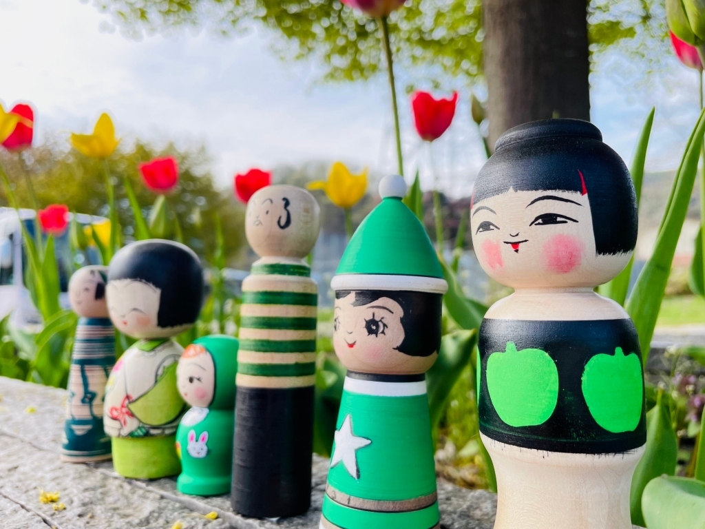 3月26日 ほほえみがえし : こけし絵日記～津軽こけし館で出来るコト～