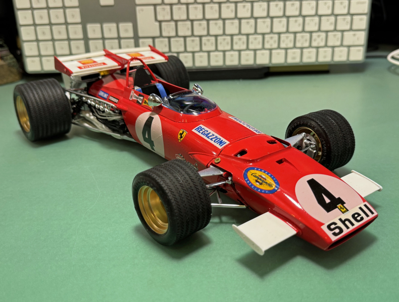 プラモ製作記 32(2/2) フェラーリ312B 1/12 タミヤ : 小生の備忘録