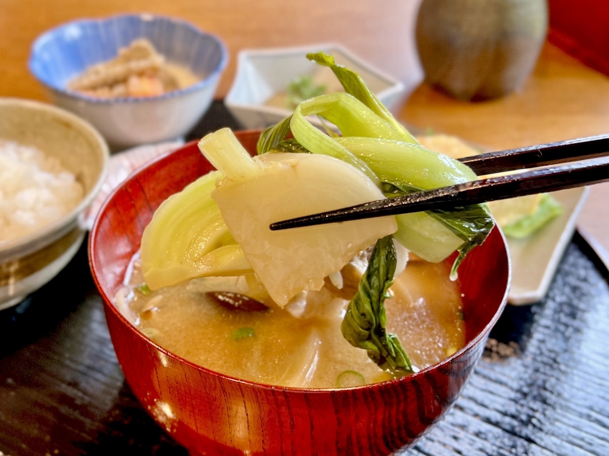 NewOpen】石川県産の野菜をふんだんに使用したおみそしるが主役の定食