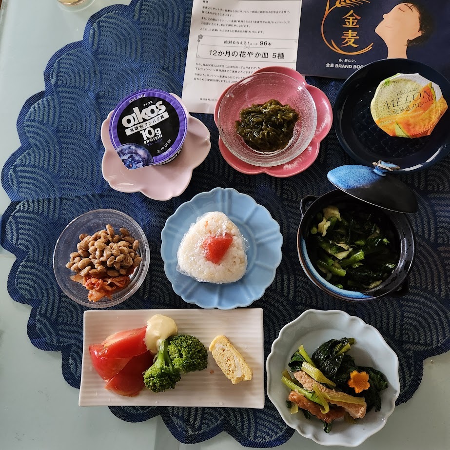 金麦 「12か月の花やか皿」届く : 気ままな食いしん坊日記2