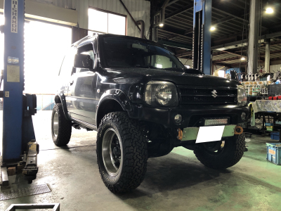 JB23W、50㎜ボディーリフトキット取り付け☆ : 北海道のジムニー専門店