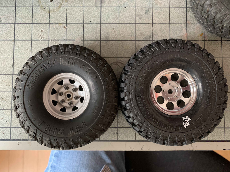 CC-02の新ホイール＆タイヤ : WKクローリング日記 Ver.3