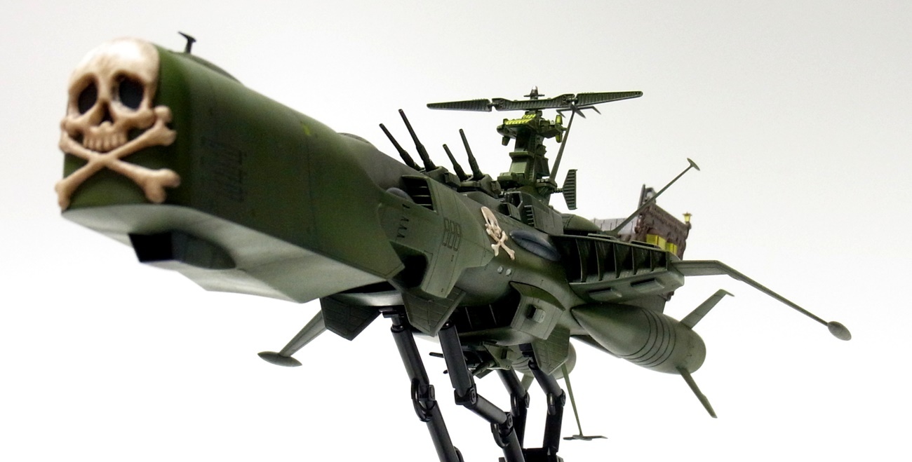 1/1500 アルカディア号（銀河鉄道999）完成、そして・・・発進