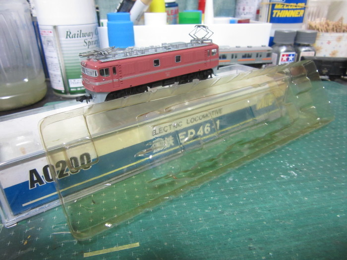 マイクロエースED46-1入線のこと : 赤い電車は臼い線