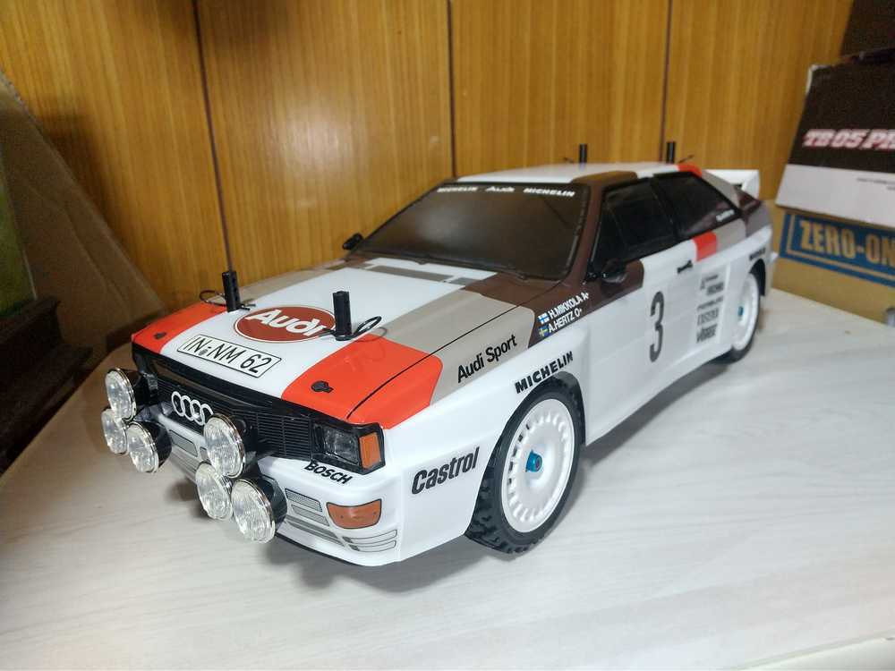 タミヤ アウディクワトロラリー ボディ : 動力模型などのブログ