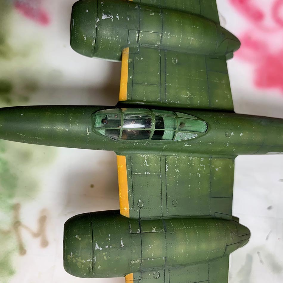 日本陸軍キ83試作遠距離戦闘機 1/72 製作 （その8） : angle from