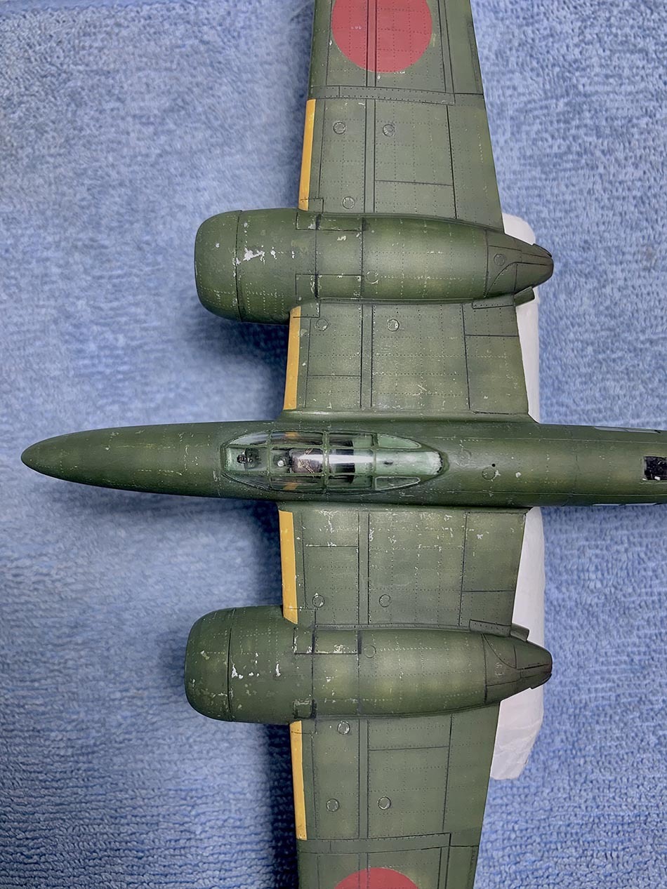 日本陸軍キ83試作遠距離戦闘機 1/72 製作 （その8） : angle from