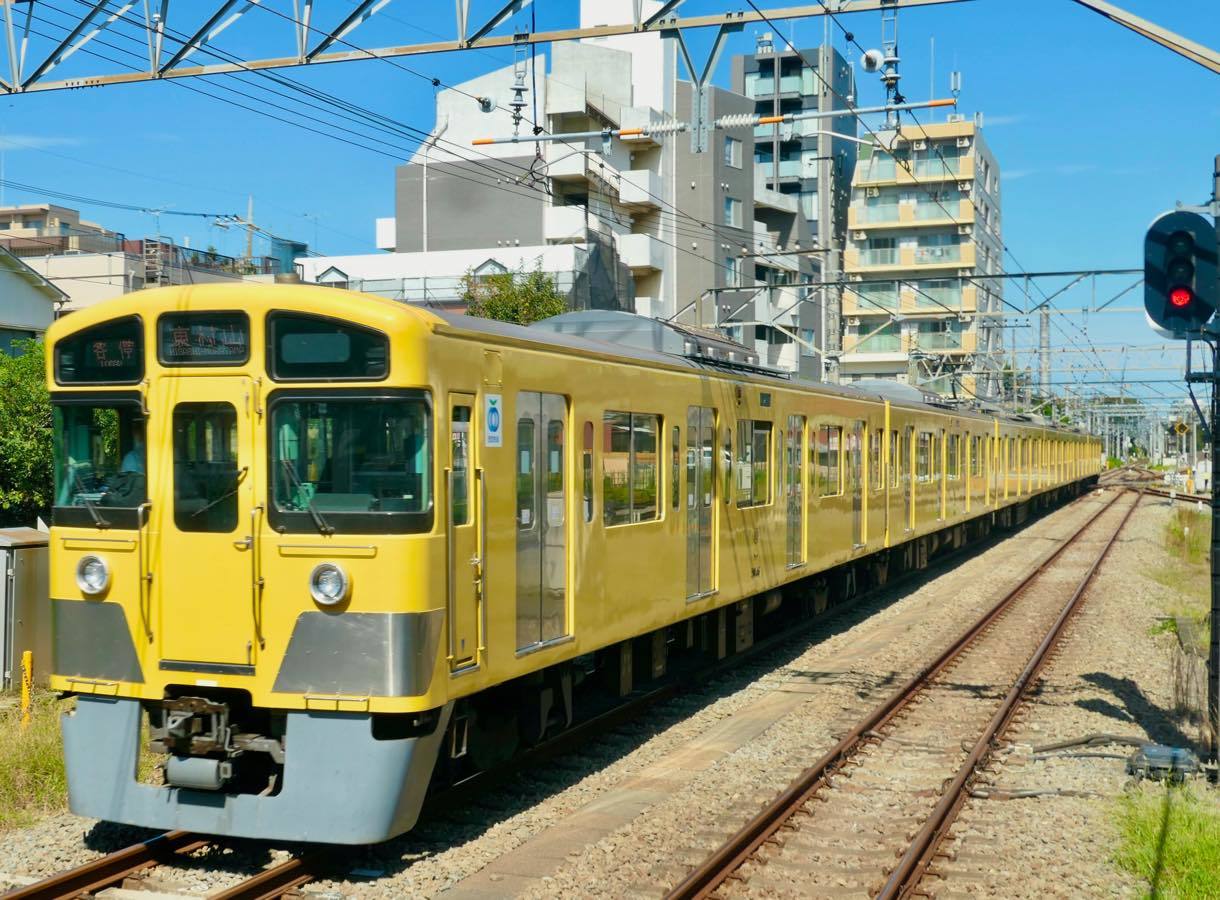 新2000系6両編成を追う : 黄色い電車に乗せて…