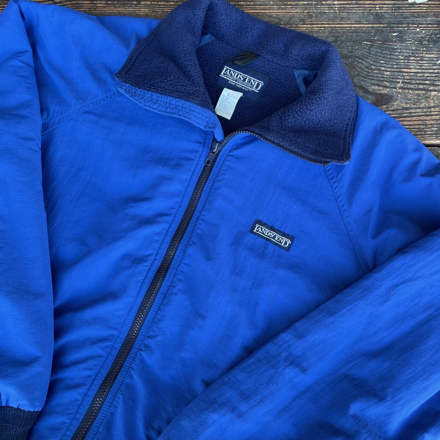 90s アメリカ製 LAND'S END ランズエンド ウォームアップジャケット NO