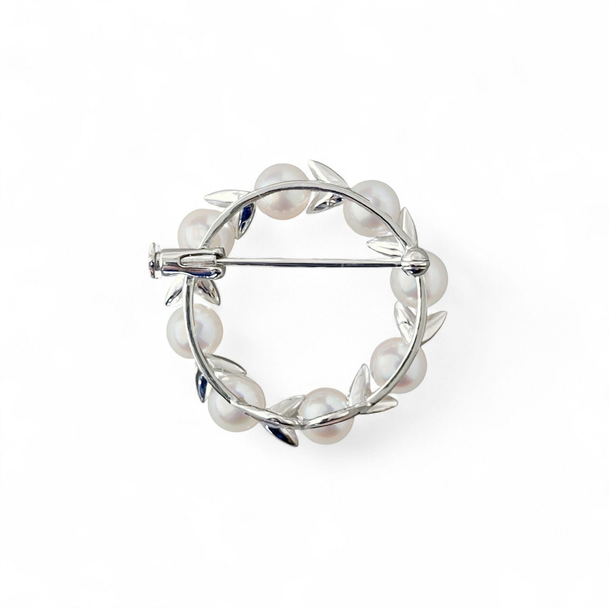 あこや真珠 ブローチ5.5-6.0mm SV925 サークル | パールブローチ