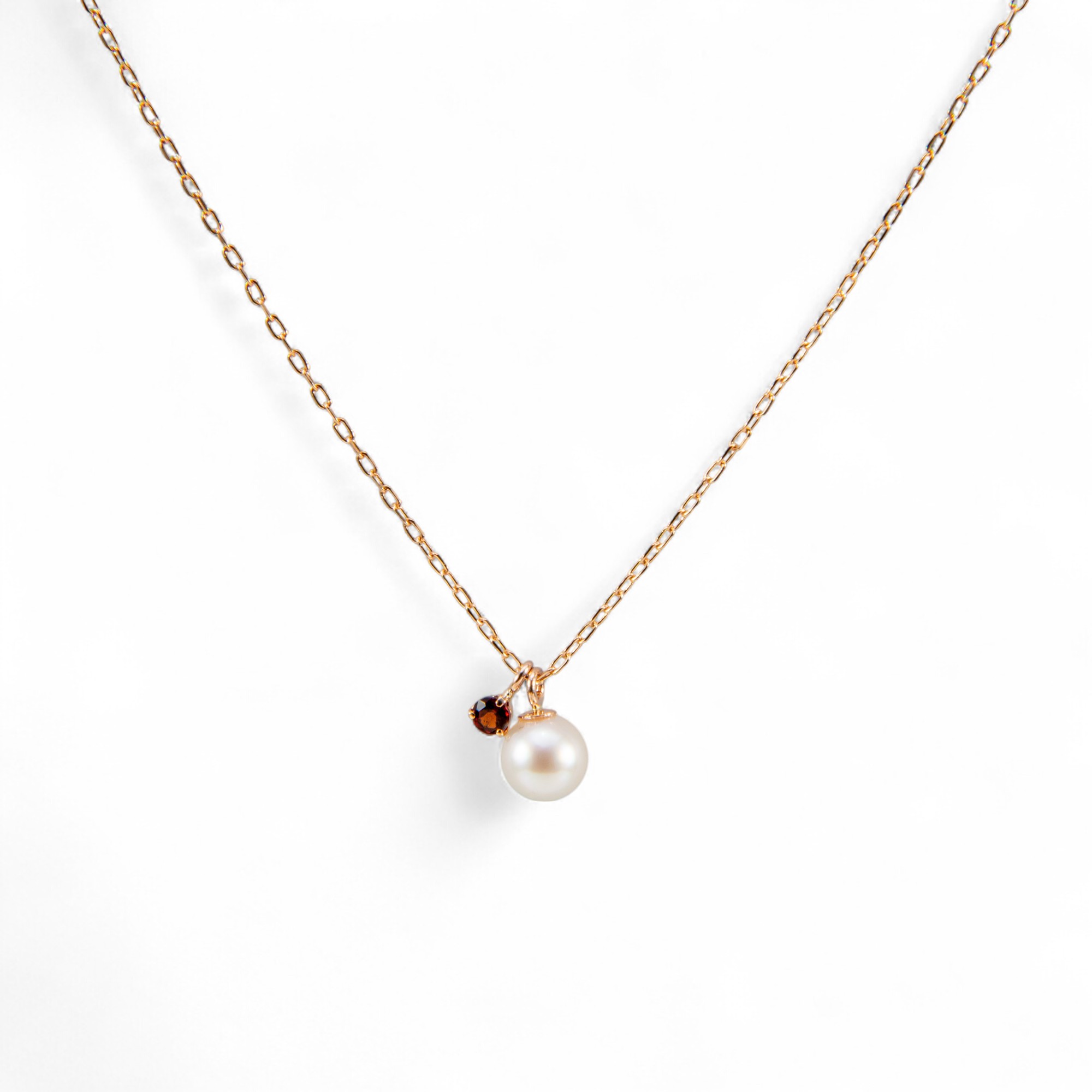 Felice あこや真珠ペンダント4.5-5.0mm K18WG/K18YG | あこや真珠