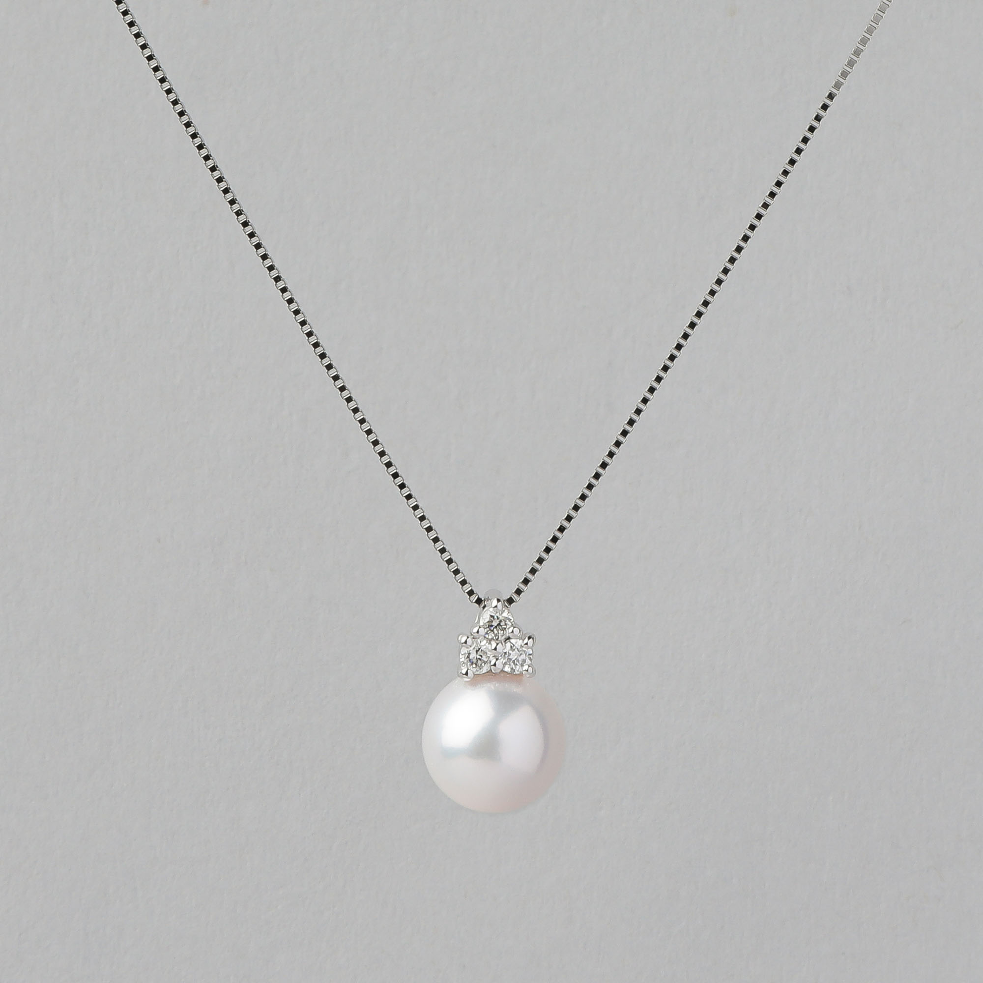 オーロラ花珠真珠 ペンダント7.5-8.0mm K18YG [WSP] | 花珠真珠ペンダント