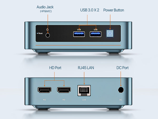 PELADN WI-4 Mini PC Celeron N5095