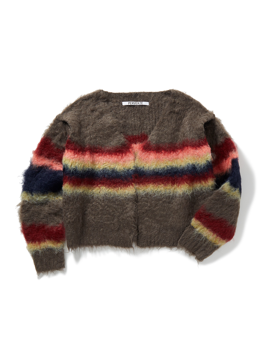 PERVERZE Double Stripe Knit Cardigan 【公式通販】