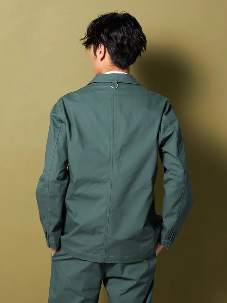 D．グリーン Dickies コットンストレッチ ジャケット ベージュ