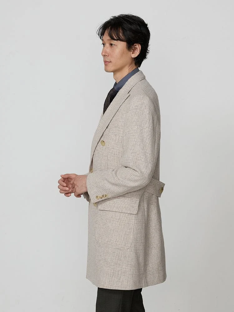 ウール100％ 無染色チェスターコート ベージュ | P.S.FA公式通販