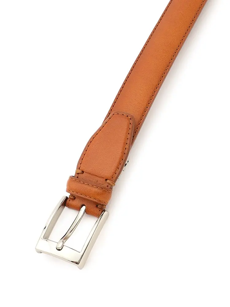 ブラウン 30mmイタリアレザーベルト ブラック/ブラウン | P.S.FA公式通販
