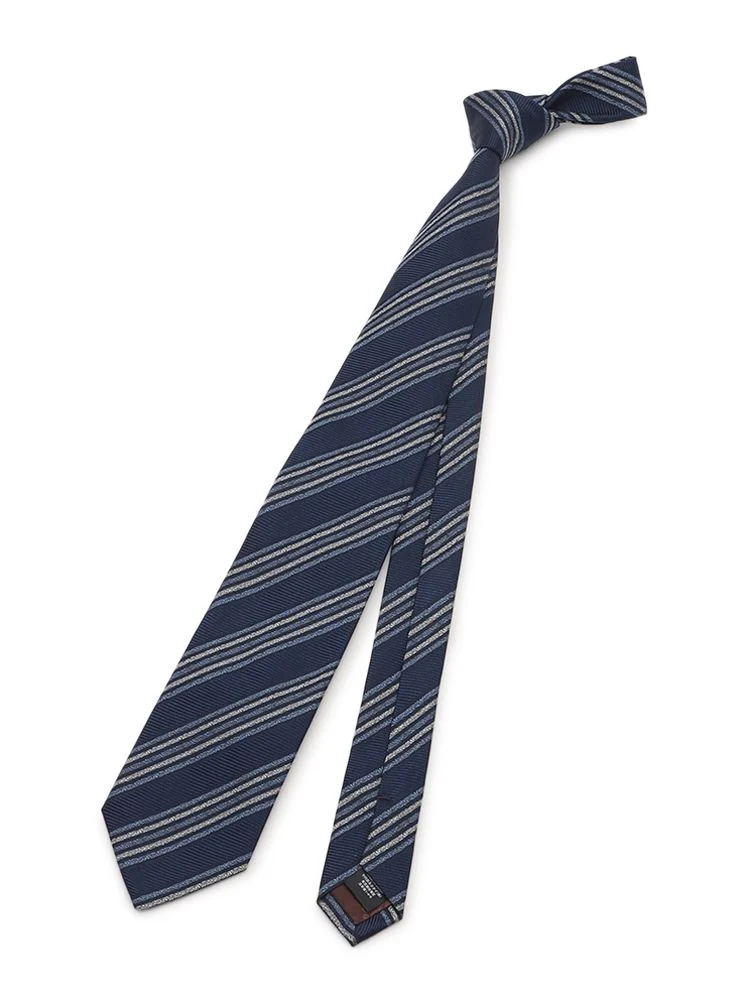 Z209 希少◇ブルーインパルスF86/JASDF 刺繍柄ネイビー系公認ネクタイ