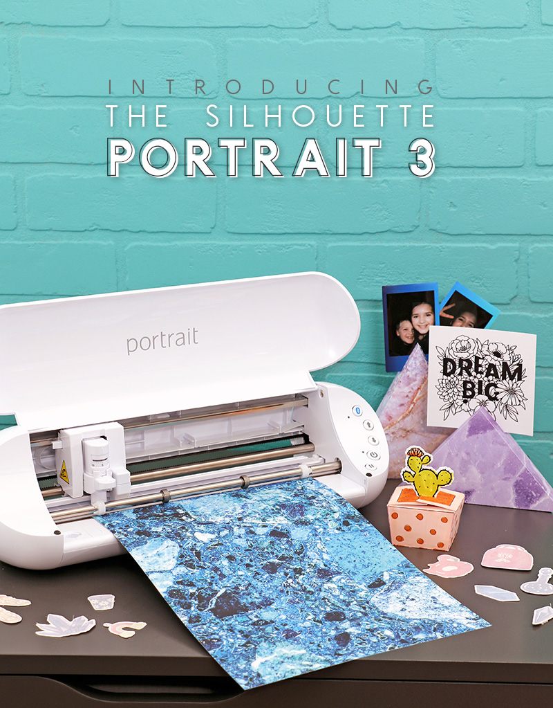 Introducing the Silhouette Portrait 3 + Cutting Cardstock without