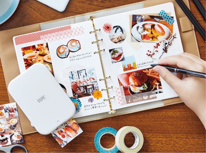 iNSPiC PV223 ブランディングページ：ミニフォトプリンター｜個人