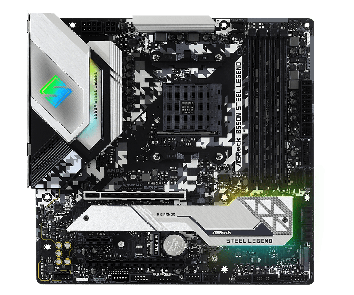 For ASROCK B550M Steel Legend Motherboard AMD AM4 DDR4 M-ATX