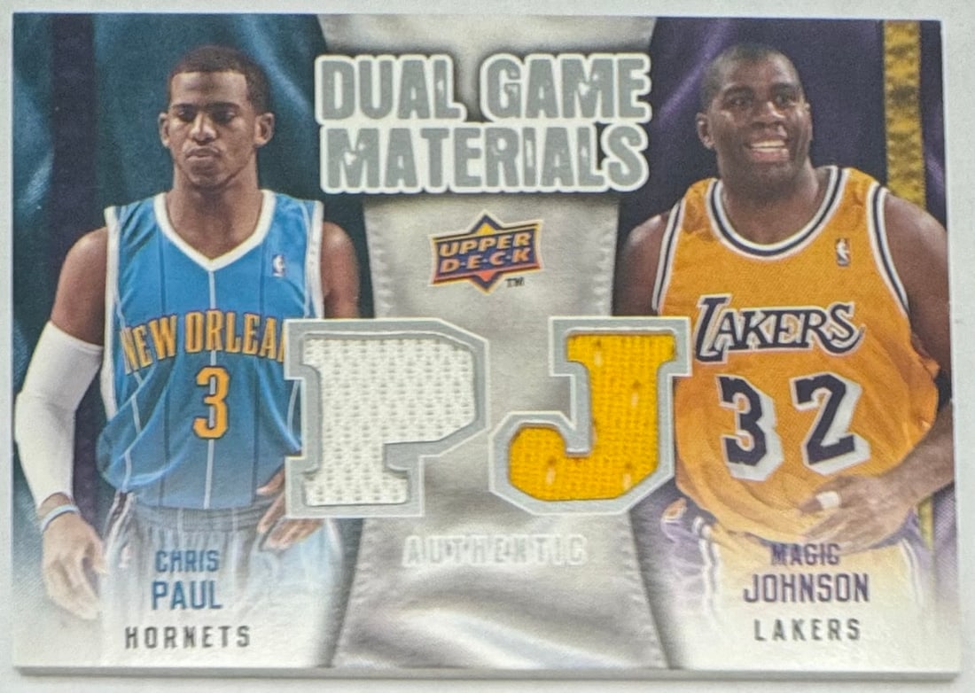 NBA JERSEY CARD CHRIS PAUL MAGIC JOHNSON