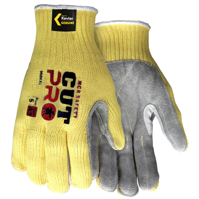 MCR Memphis Grip Sharp Kevlar Leather Palm Glove | PK Safety