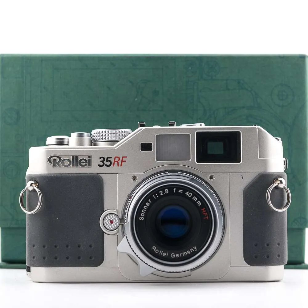 Rollei 35 RF 35mm Rangefinder Film Camera with Rollei Sonnar HFT