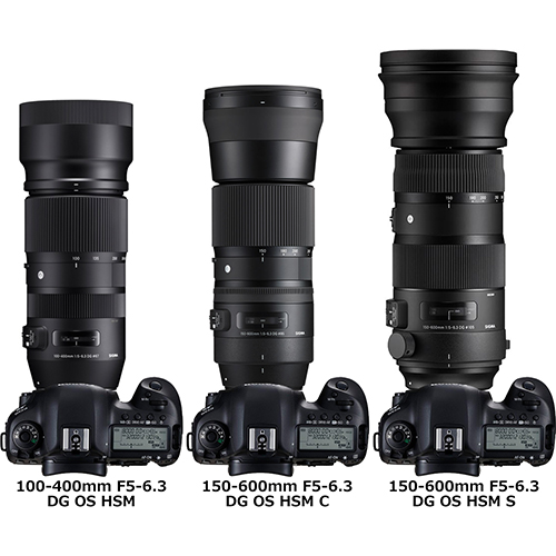 シグマ「100-400mm F5-6.3 DG OS HSM | Contemporary」と「150-600mm