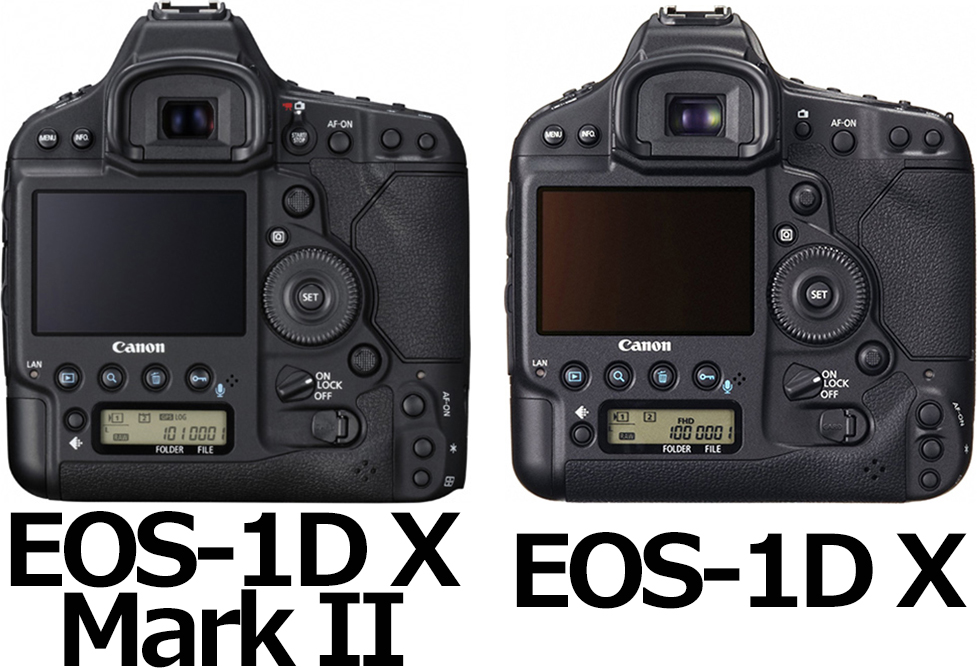 EOS-1D X Mark II」と「EOS-1D X」の違い - フォトスク