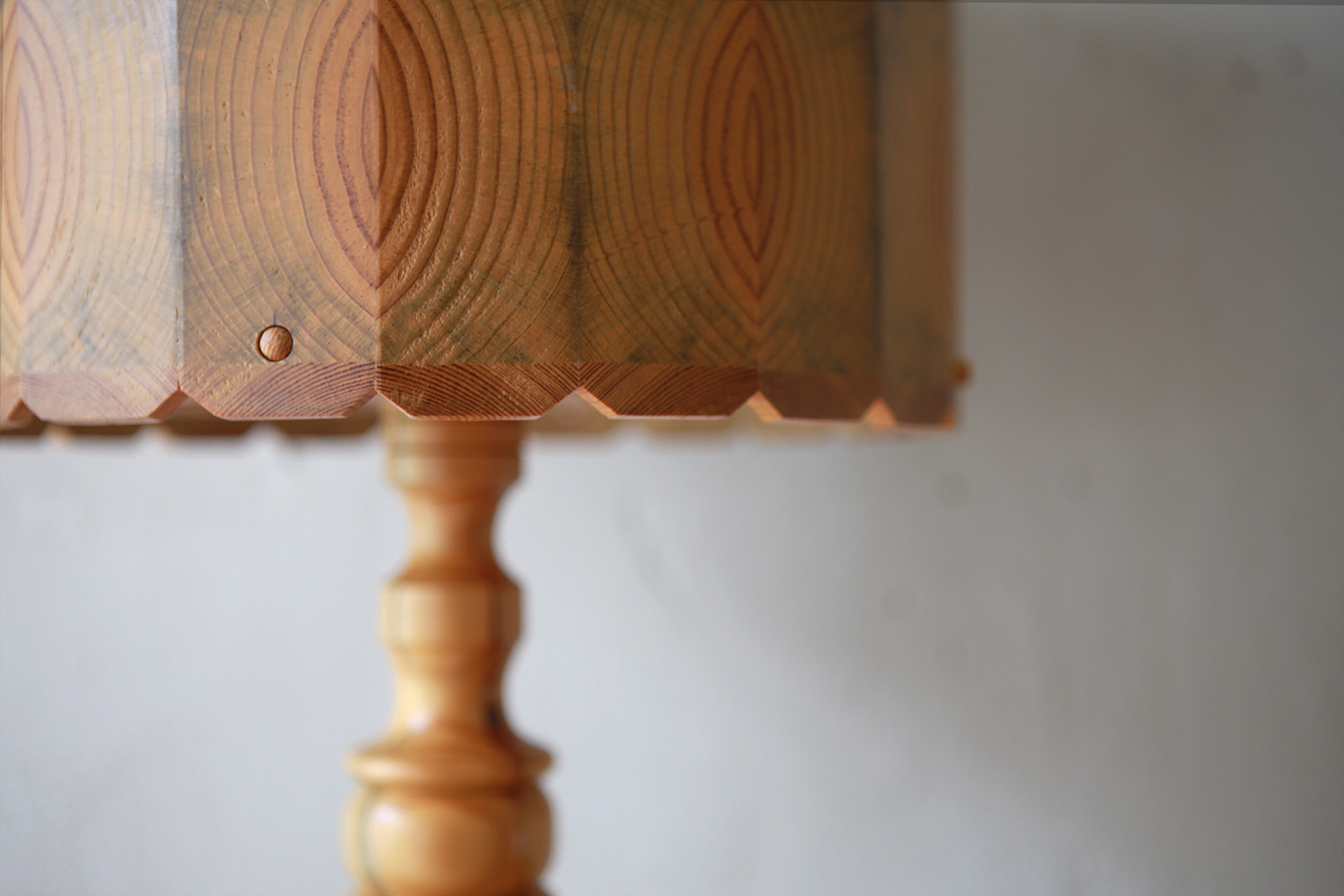 Swedish Vintage Pine Table lamp | phono | 金沢 北欧 中古家具