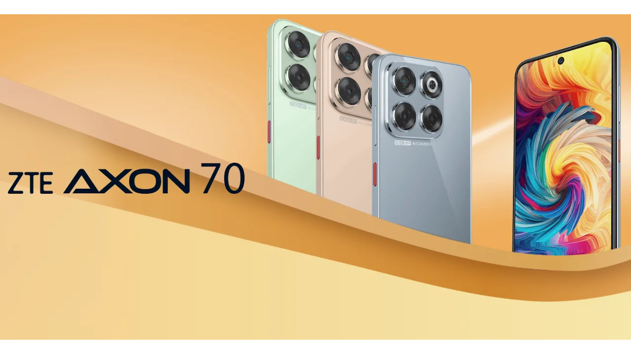 6.7インチ120Hzディスプレイの4Gスマートフォン「ZTE Axon 70