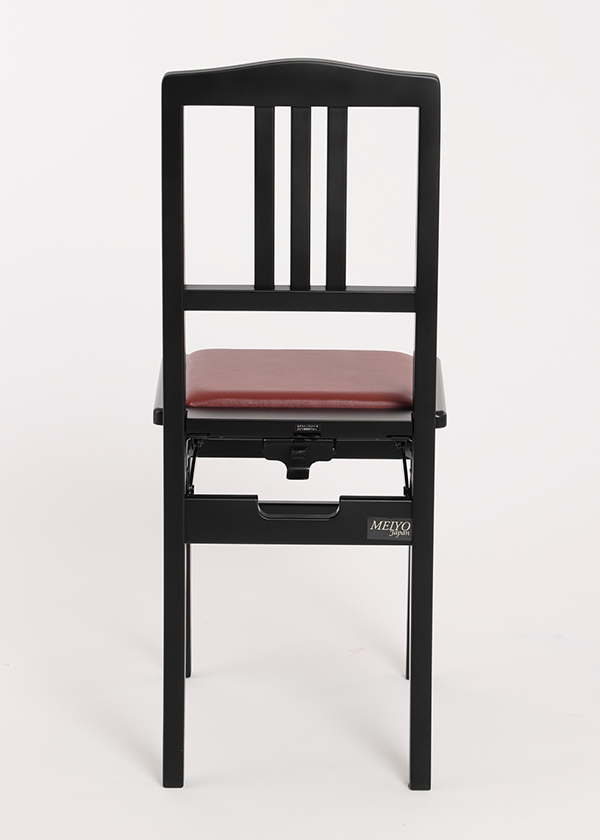 背付きピアノ椅子 DOLCE (艶消し/座面:ワイン) | ピアノ椅子 | 大阪