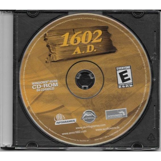 Vintage Windows 95/98 Software 1602 A.D. CD-ROM Game by Infogamers