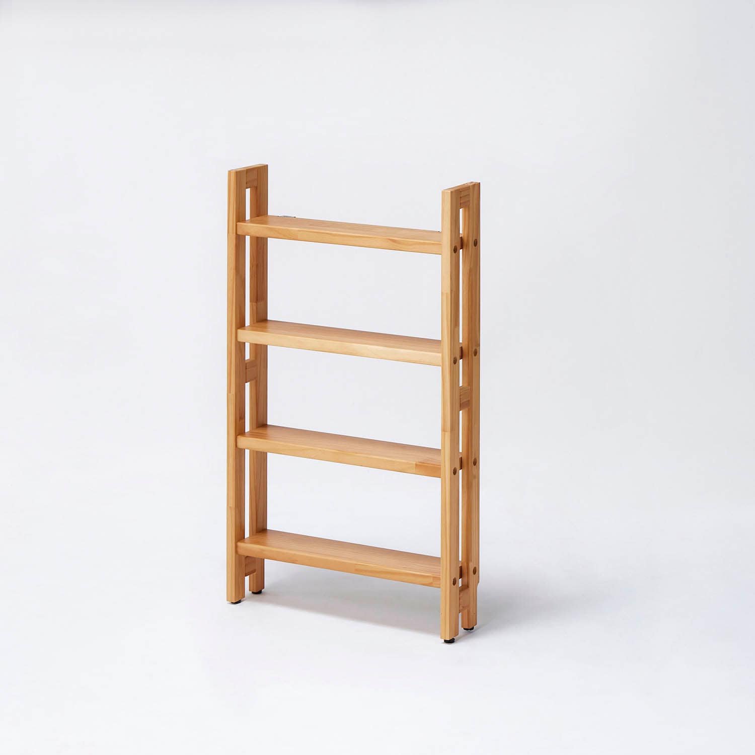 突っ張らずに取り付けられる薄型ラック・本棚（ロータイプ）「WALL