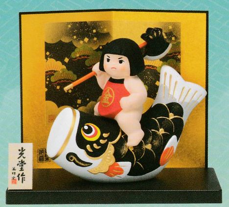 山口陶器店】九谷焼と薬師窯 陶器の五月人形 全品激安！ ＜ 【山口陶器